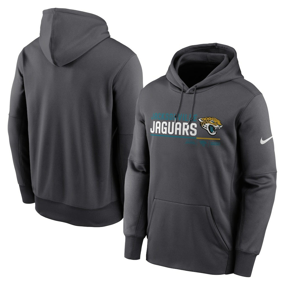 Prime Logo Name Split Pullover Hoodie - Jacksonville Jaguars Hoodies