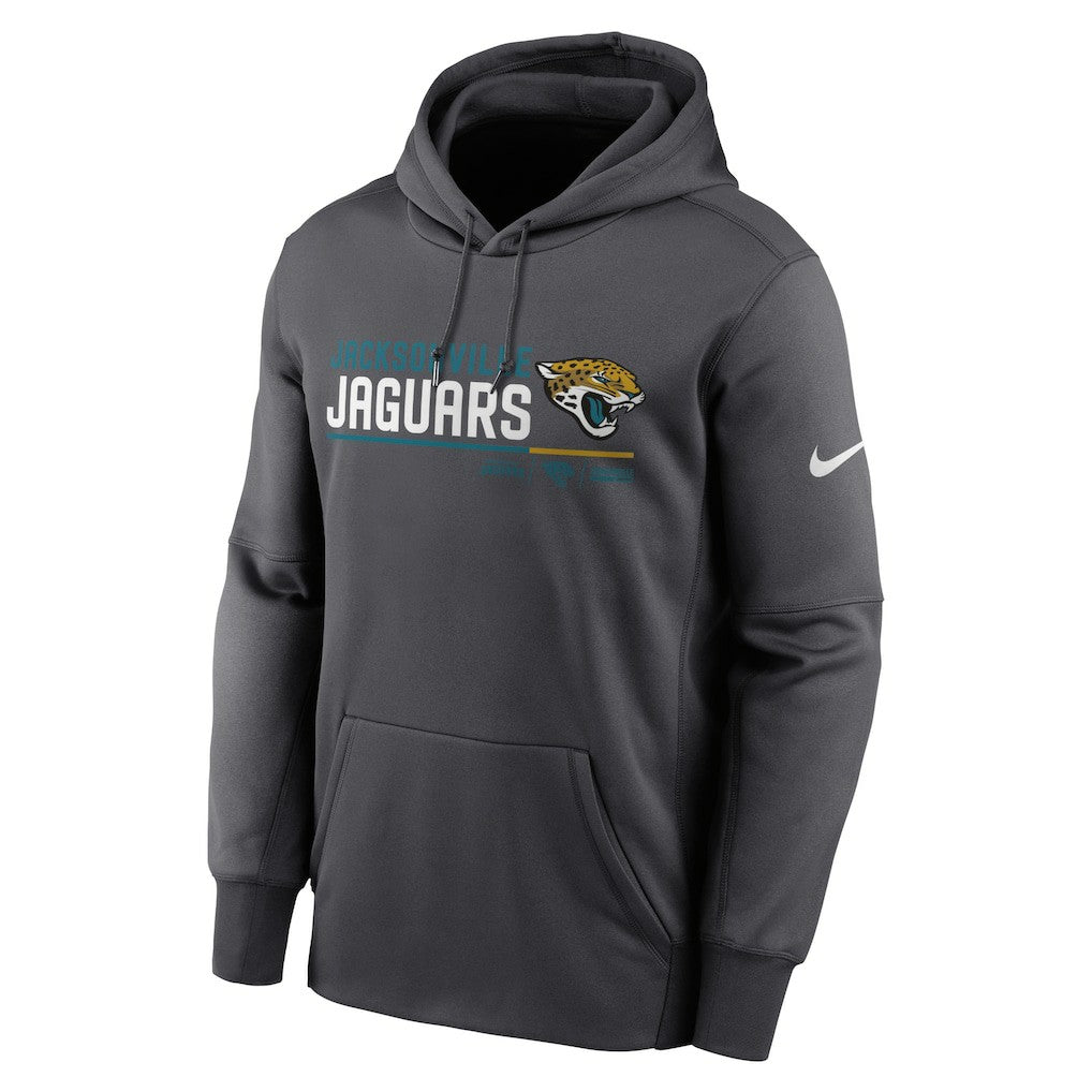 Prime Logo Name Split Pullover Hoodie - Jacksonville Jaguars Hoodies