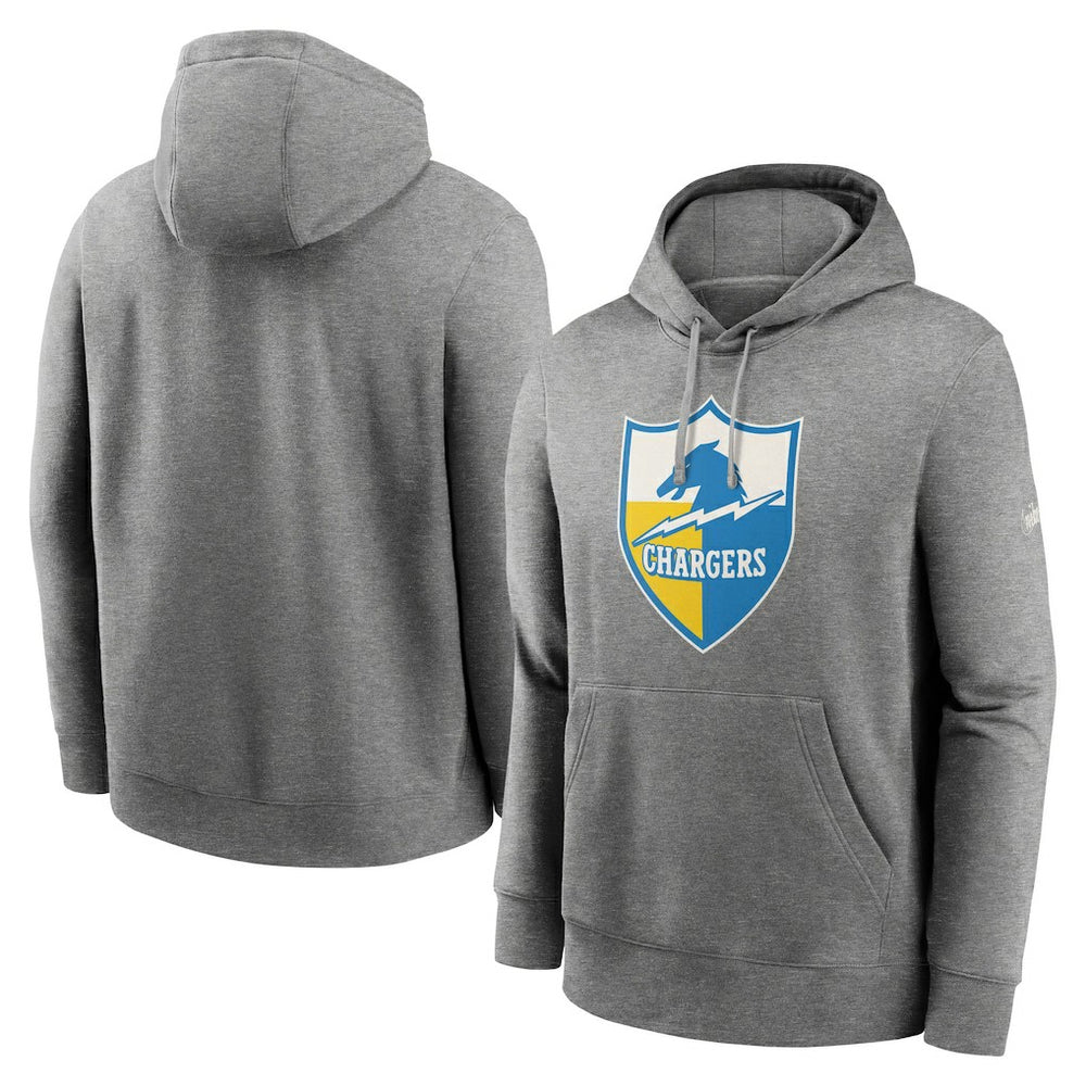 Rewind Club Fleece Pullover Hoodie - Los Angeles Chargers Hoodies