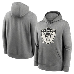 Oakland Raiders Rewind Club Fleece Pullover Hoodie - Las Vegas Raiders Hoodies