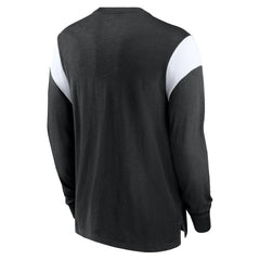 Oakland Raiders Rewind Playback Helmet Long Sleeve T-Shirt - Las Vegas Raiders T-shirts