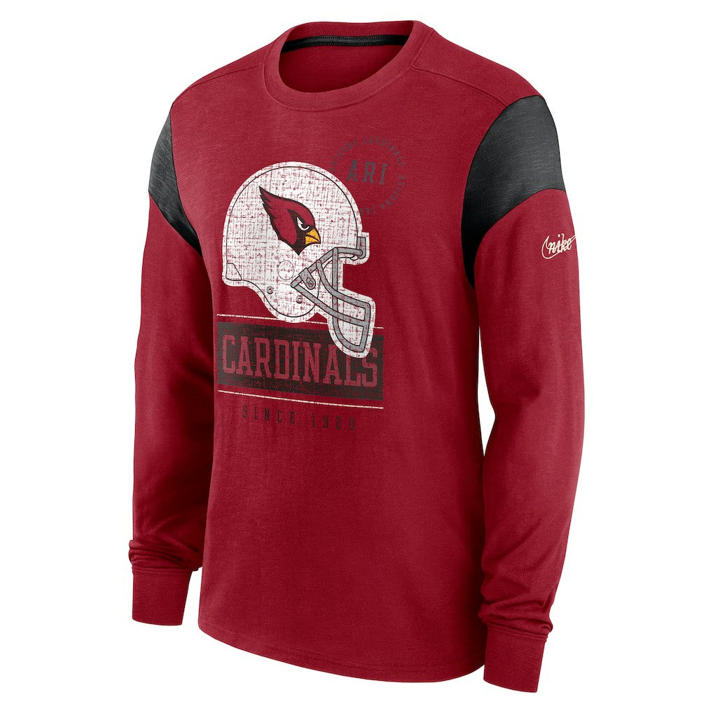 Rewind Playback Helmet Long Sleeve T-Shirt - Arizona Cardinals T-shirts
