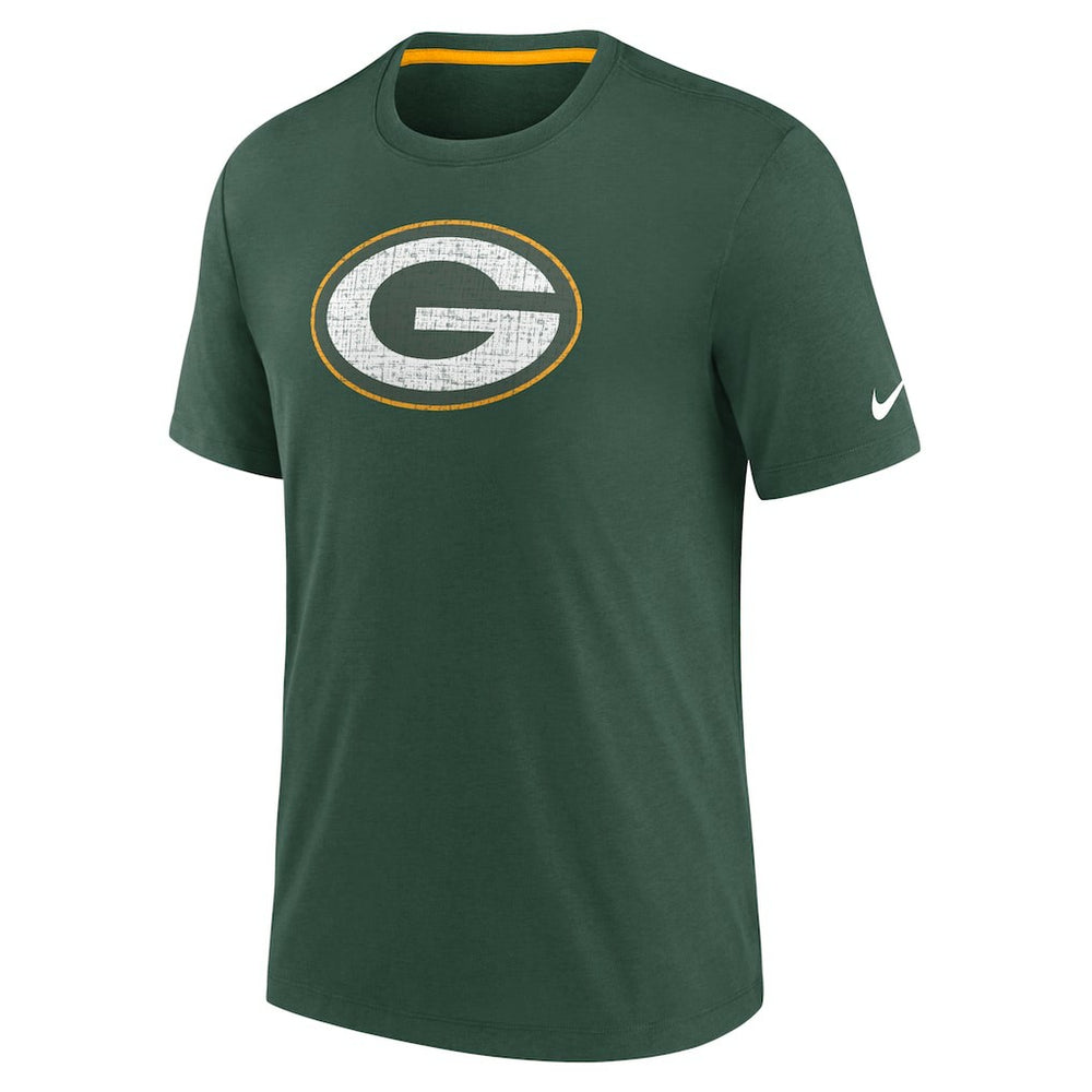 Rewind Playback Logo Tri-Blend T-Shirt - Green Bay Packers T-shirts