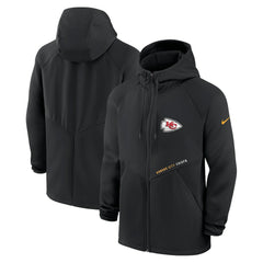 Spacer Raglan Performance Full-Zip Hoodie - Kansas City Chiefs Hoodies