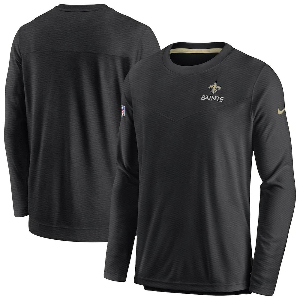 Sideline Lockup Performance Pullover Sweatshirt - New Orleans Saints Pullover
