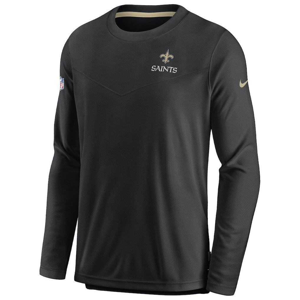 Sideline Lockup Performance Pullover Sweatshirt - New Orleans Saints Pullover