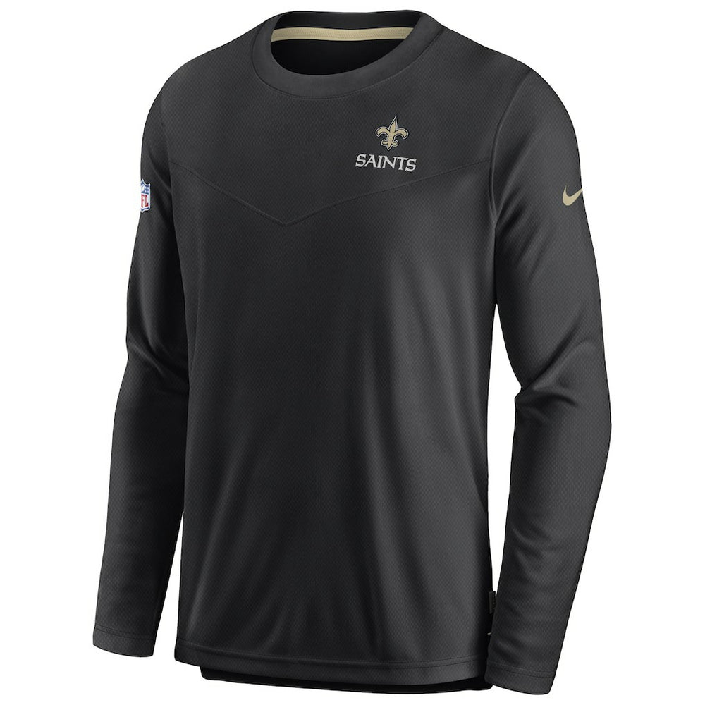 Sideline Lockup Performance Pullover Sweatshirt - New Orleans Saints Pullover