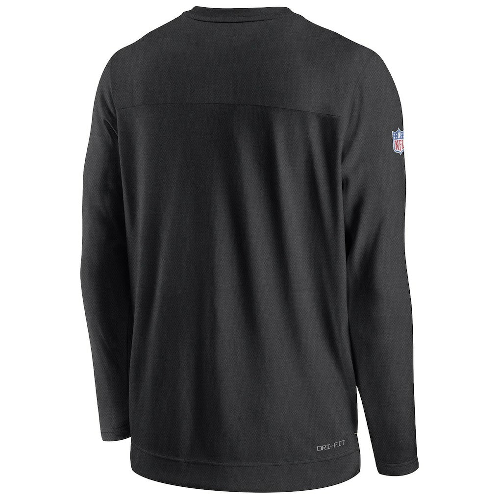 Sideline Lockup Performance Pullover Sweatshirt - New Orleans Saints Pullover