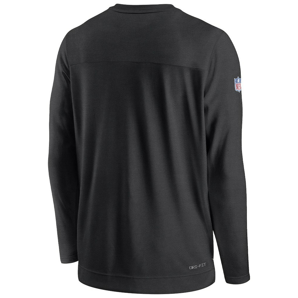 Sideline Lockup Performance Pullover Sweatshirt - New Orleans Saints Pullover