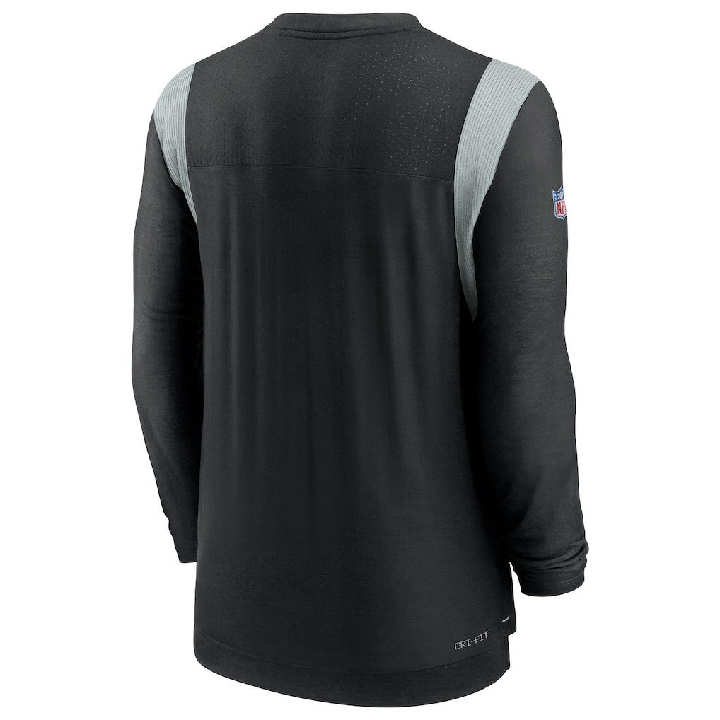 Sideline Tonal Logo Performance Player Long Sleeve T-Shirt - Las Vegas Raiders T-shirts