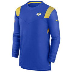 Sideline Tonal Logo Performance Player Long Sleeve T-Shirt - Los Angeles Rams T-shirts