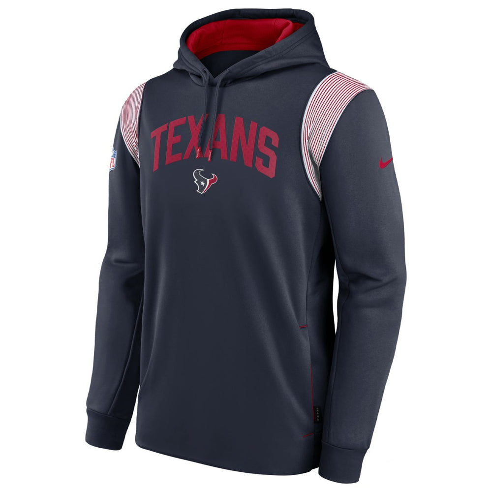 Sideline Athletic Stack Performance Pullover Hoodie - Houston Texans Hoodies