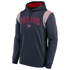 Sideline Athletic Stack Performance Pullover Hoodie - Houston Texans Hoodies