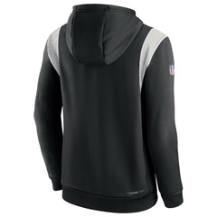 Sideline Athletic Stack Performance Pullover Hoodie - New Orleans Saints Hoodies