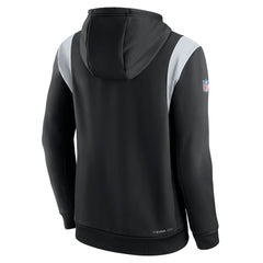 Sideline Athletic Stack Performance Pullover Hoodie - Las Vegas Raiders Hoodies