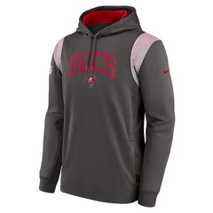 Sideline Athletic Stack Performance Pullover Hoodie - Tampa Bay Buccaneers Hoodies