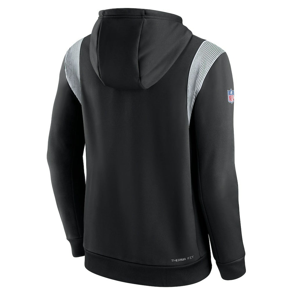 Sideline Athletic Stack Performance Pullover Hoodie - New York Jets Hoodies