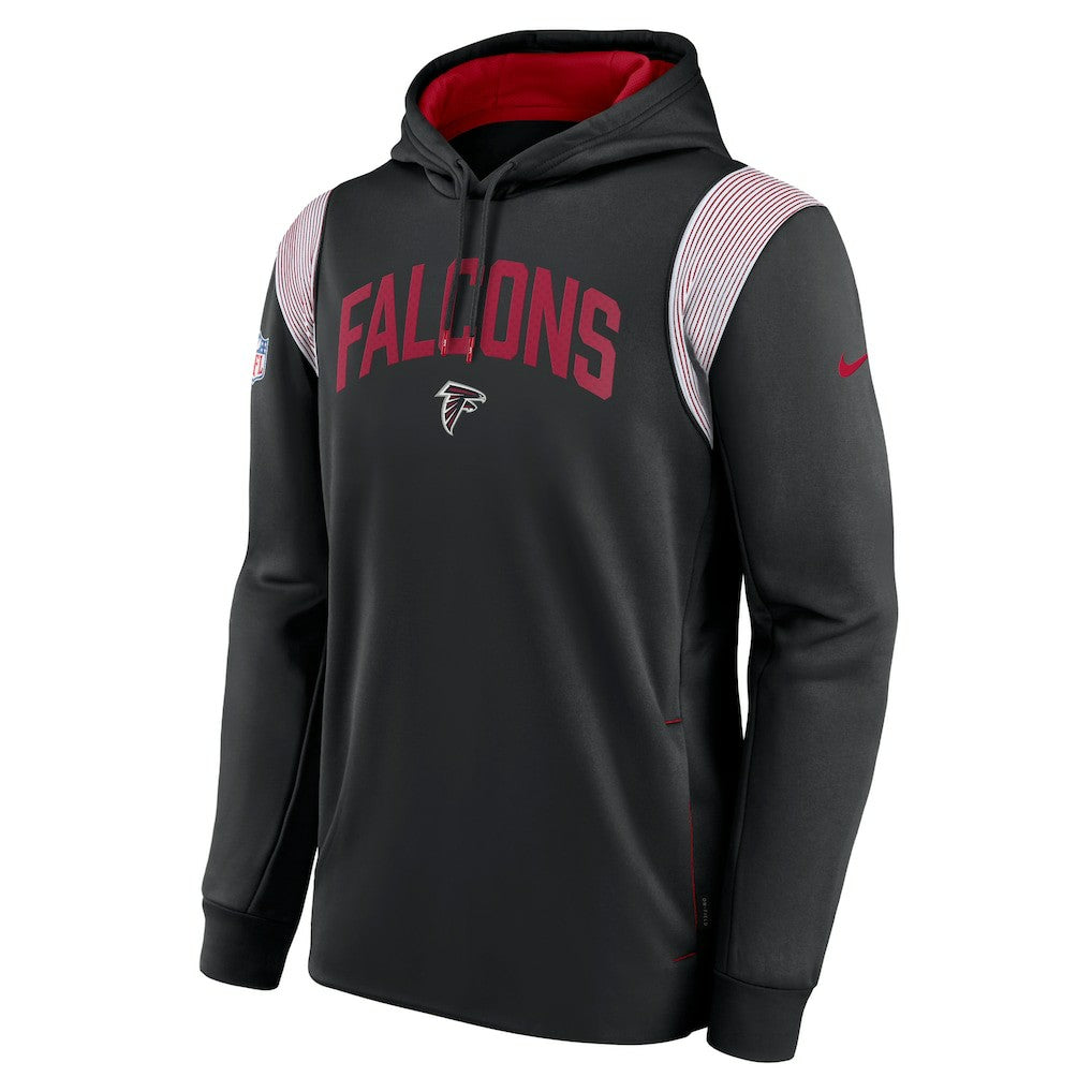 Sideline Athletic Stack Performance Pullover Hoodie - Atlanta Falcons Hoodies