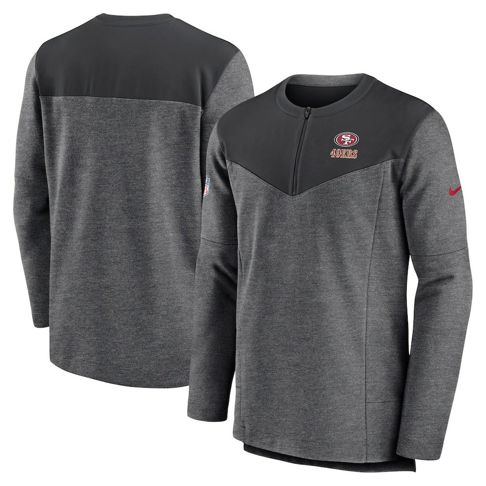 Sideline Lockup Performance Quarter-Zip Top - San Francisco 49ers Tops
