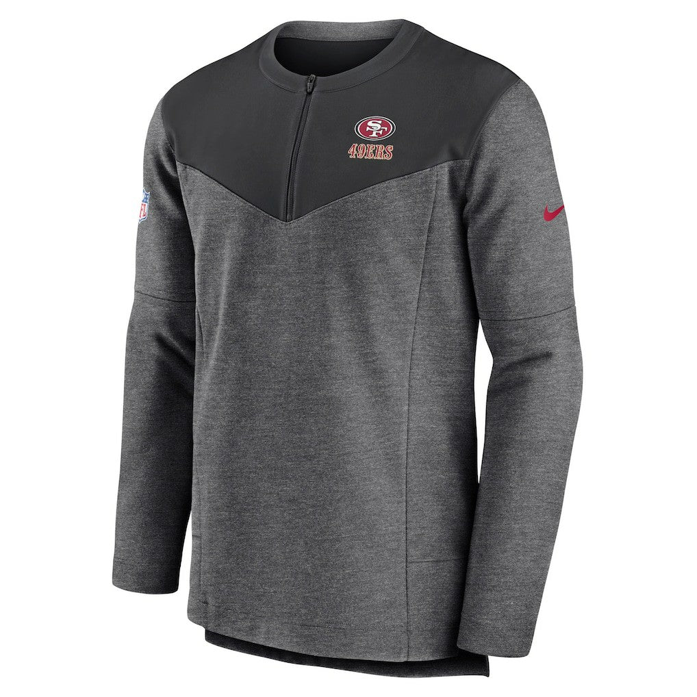 Sideline Lockup Performance Quarter-Zip Top - San Francisco 49ers Tops