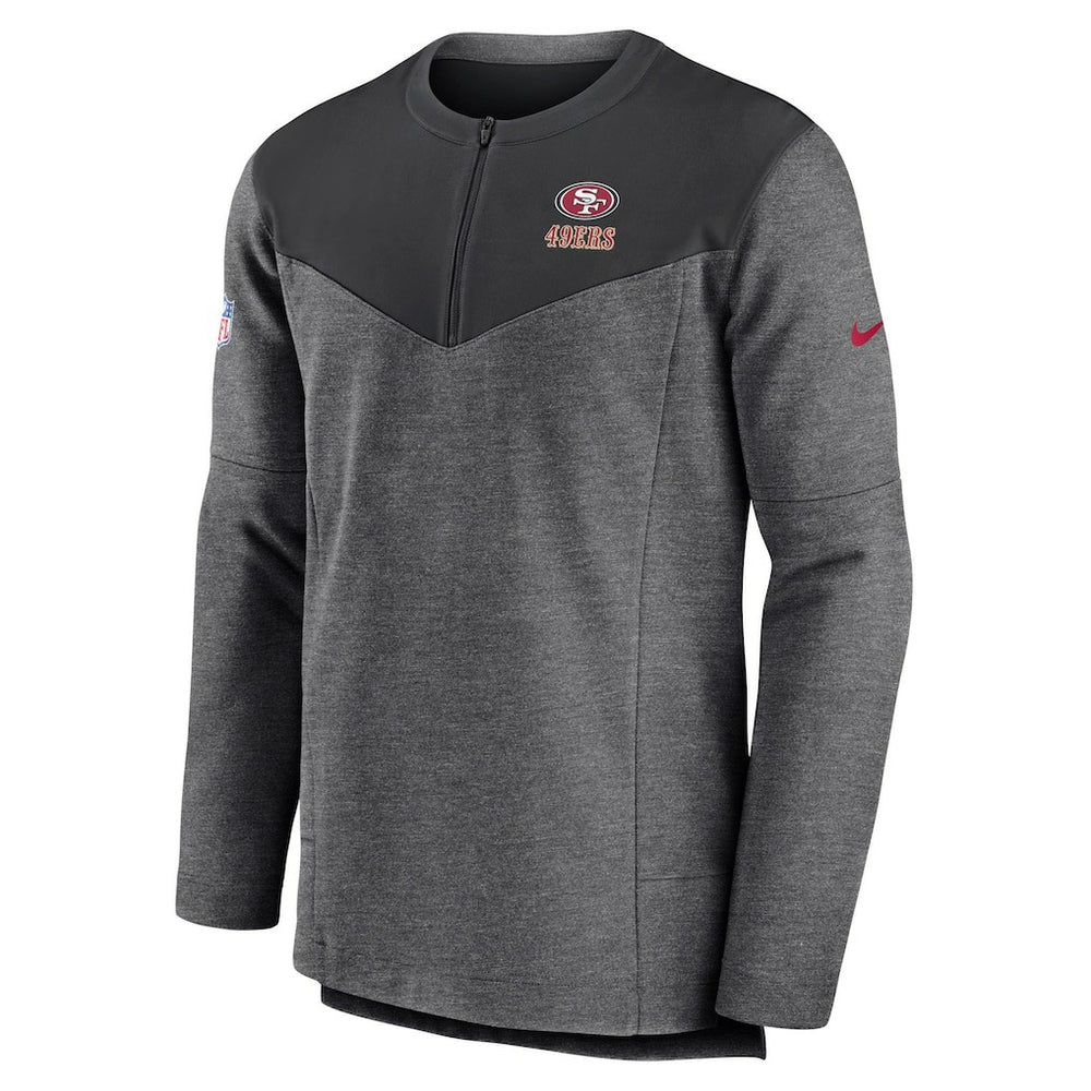 Sideline Lockup Performance Quarter-Zip Top - San Francisco 49ers Tops