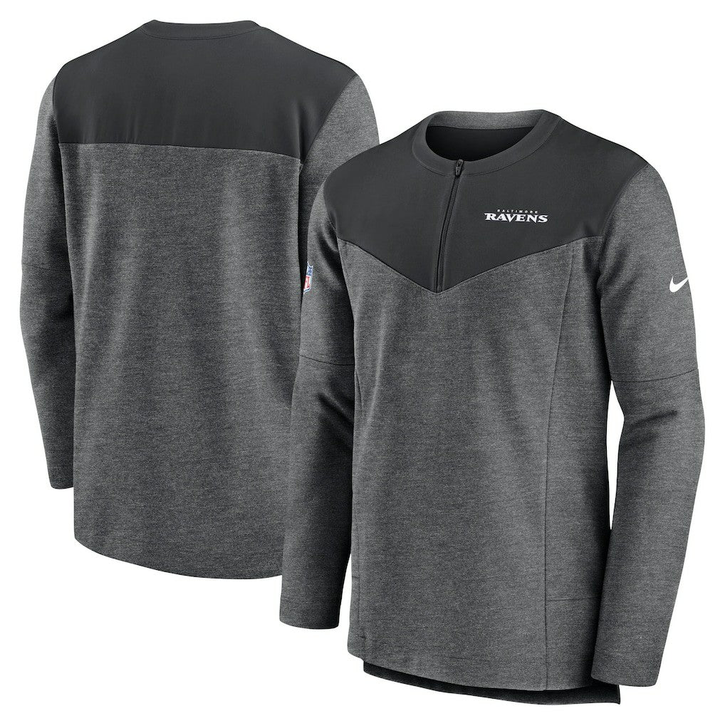 Sideline Lockup Performance Quarter-Zip Top - Baltimore Ravens Tops