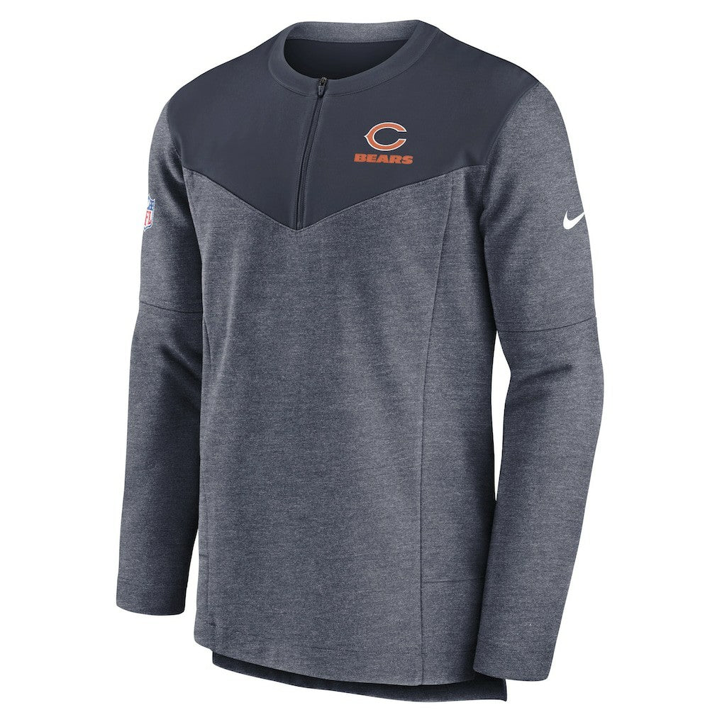 Sideline Lockup Performance Quarter-Zip Top - Chicago Bears Tops