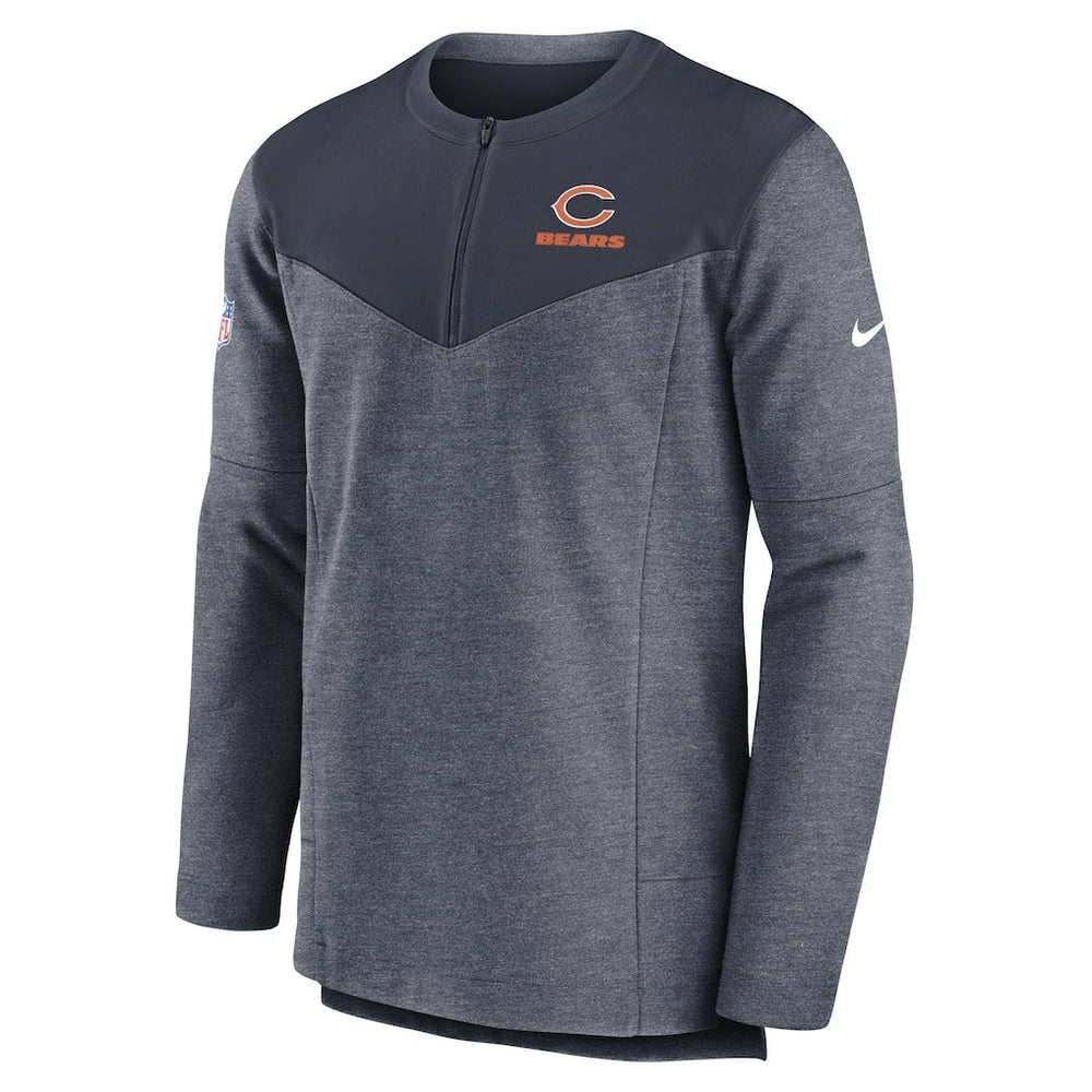 Sideline Lockup Performance Quarter-Zip Top - Chicago Bears Tops