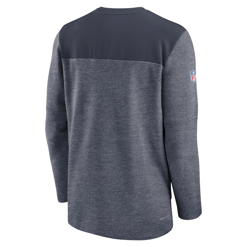 Sideline Lockup Performance Quarter-Zip Top - Chicago Bears Tops
