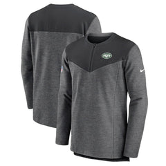 Sideline Lockup Performance Quarter-Zip Top - New York Jets Tops