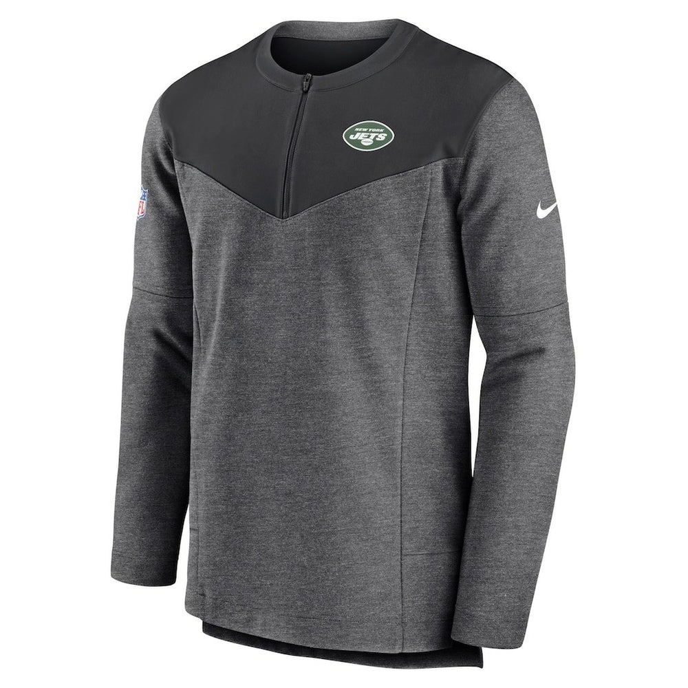 Sideline Lockup Performance Quarter-Zip Top - New York Jets Tops