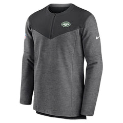 Sideline Lockup Performance Quarter-Zip Top - New York Jets Tops
