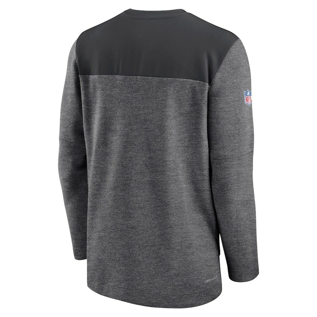 Sideline Lockup Performance Quarter-Zip Top - New York Jets Tops