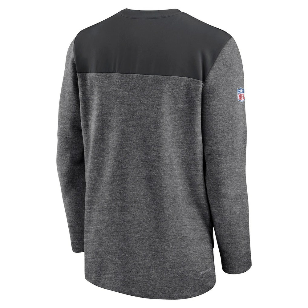 Sideline Lockup Performance Quarter-Zip Top - New York Jets Tops