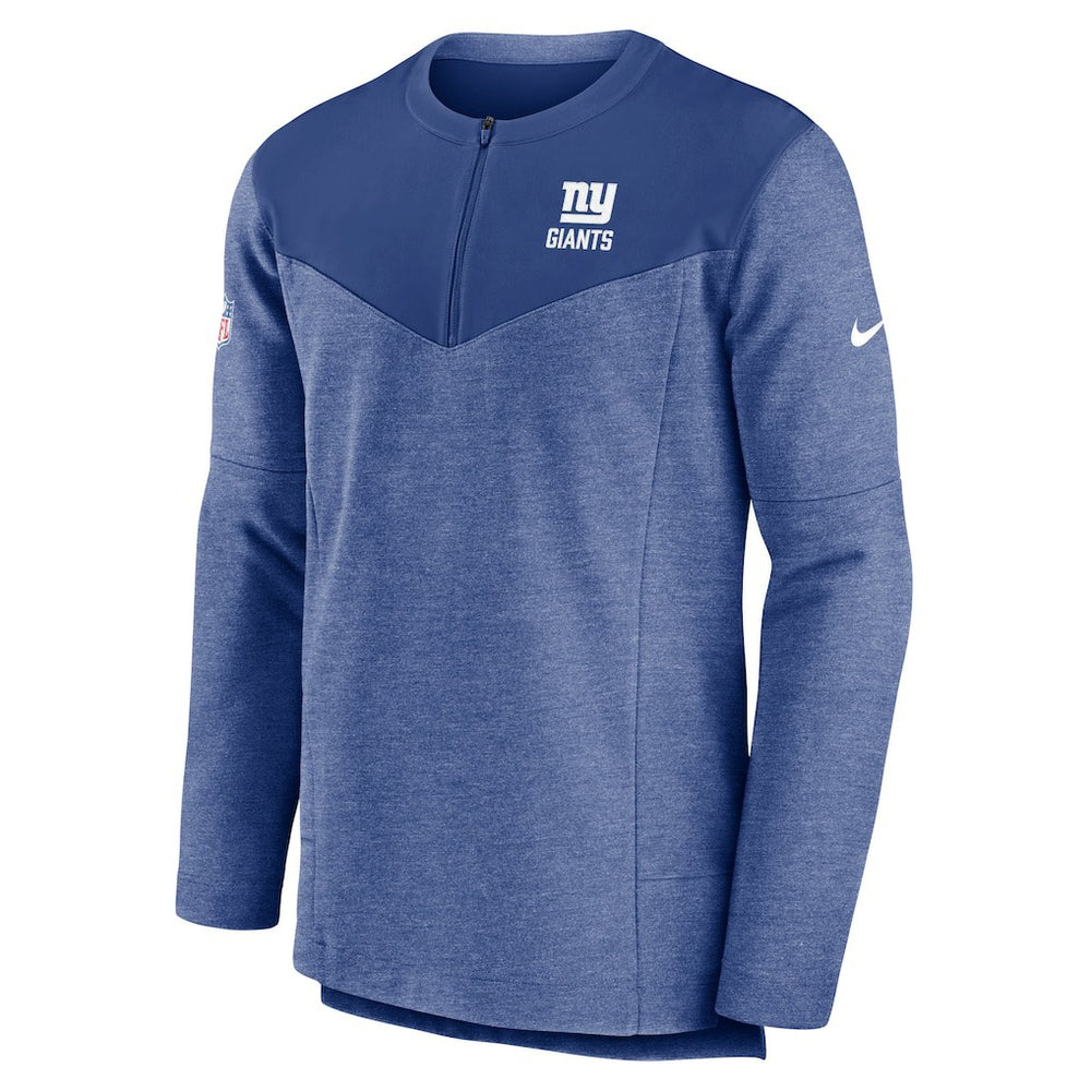 Sideline Lockup Performance Quarter-Zip Top - New York Giants Tops
