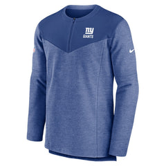 Sideline Lockup Performance Quarter-Zip Top - New York Giants Tops