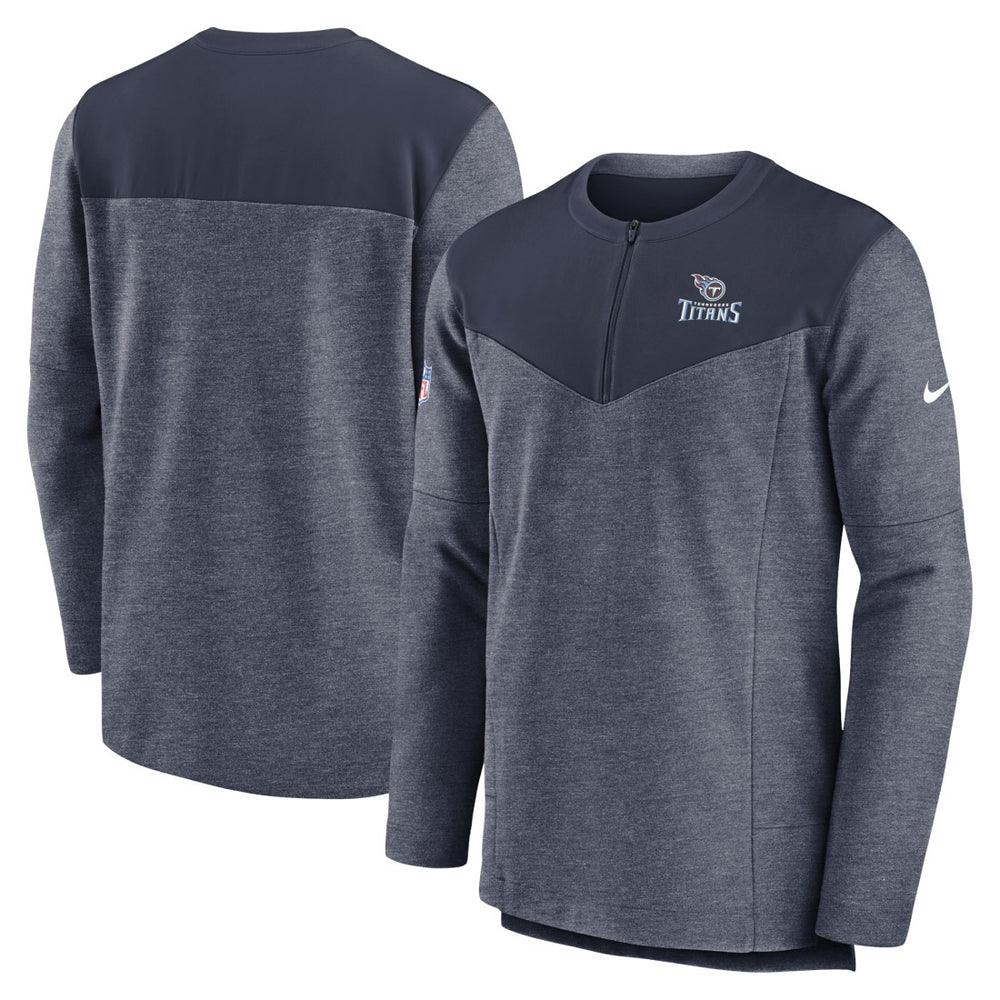 Sideline Lockup Performance Quarter-Zip Top - Tennessee Titans Tops