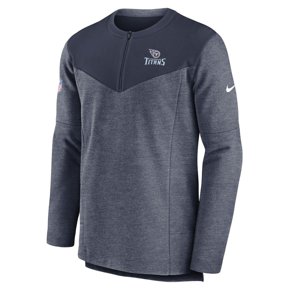 Sideline Lockup Performance Quarter-Zip Top - Tennessee Titans Tops