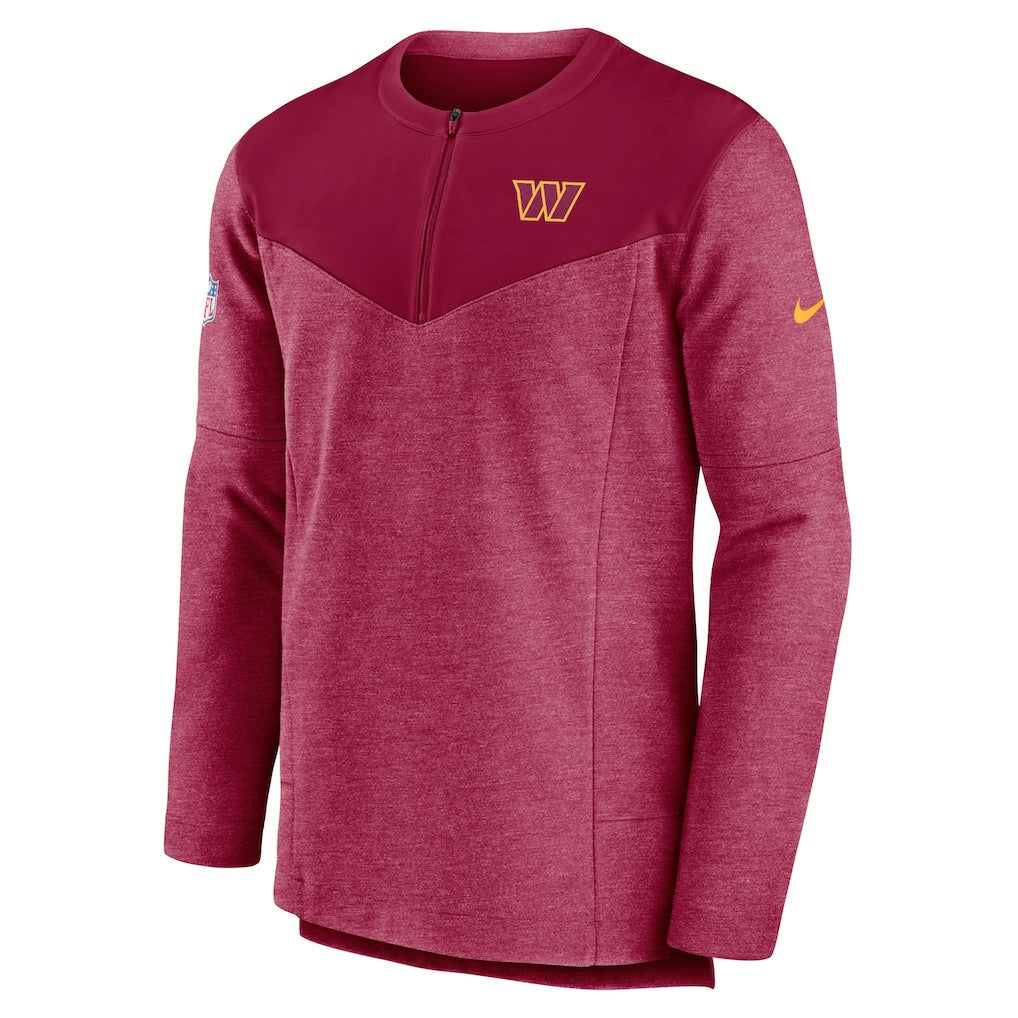 Sideline Lockup Performance Quarter-Zip Top - Washington Commanders Tops
