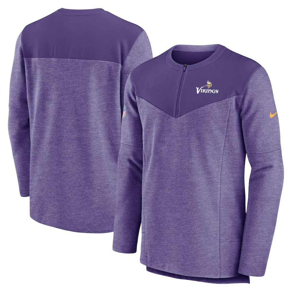 Sideline Lockup Performance Quarter-Zip Top - Minnesota Vikings Tops