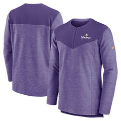 Sideline Lockup Performance Quarter-Zip Top - Minnesota Vikings Tops
