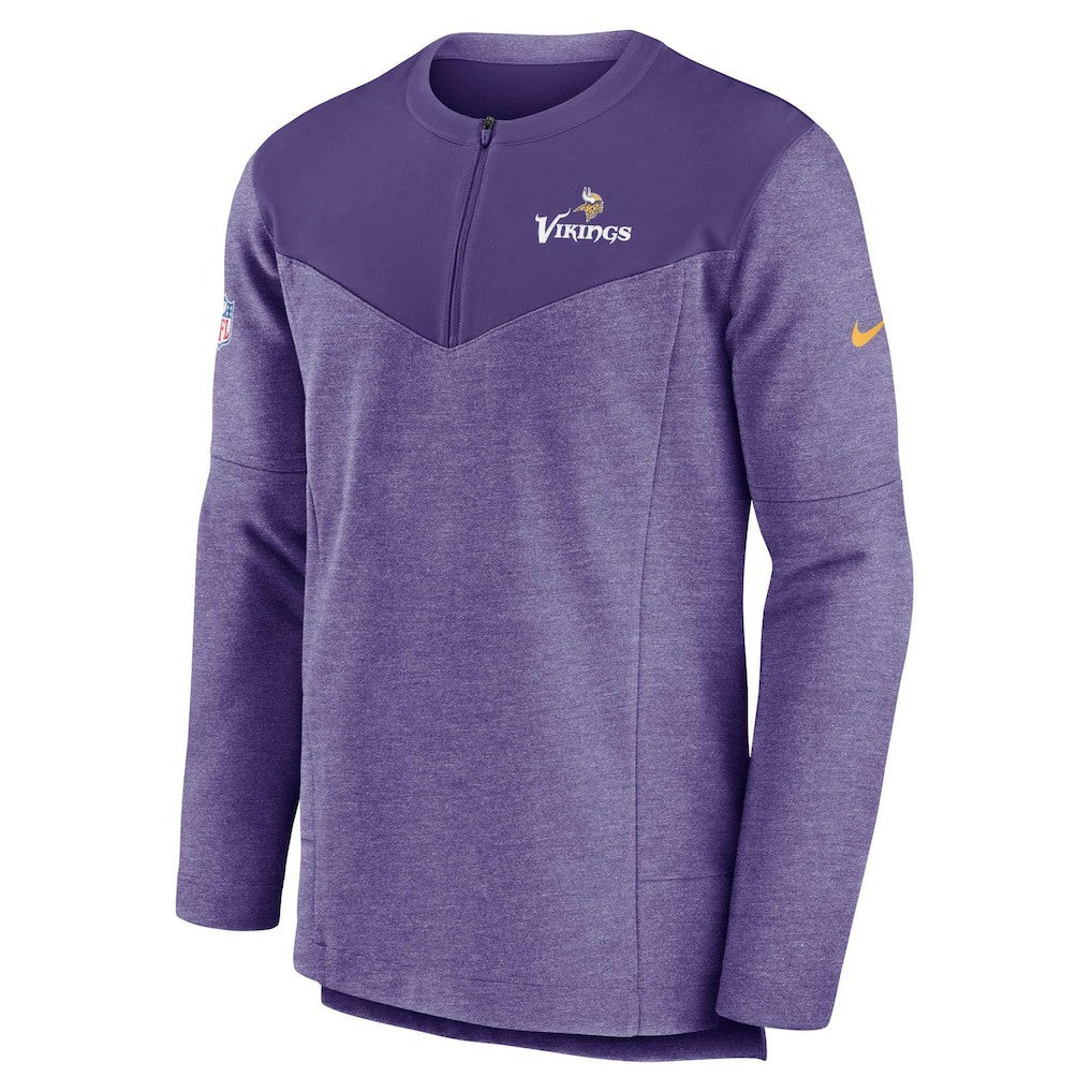 Sideline Lockup Performance Quarter-Zip Top - Minnesota Vikings Tops