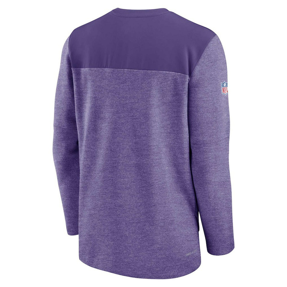 Sideline Lockup Performance Quarter-Zip Top - Minnesota Vikings Tops