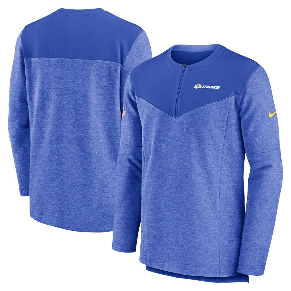 Sideline Lockup Performance Quarter-Zip Top - Los Angeles Rams Tops