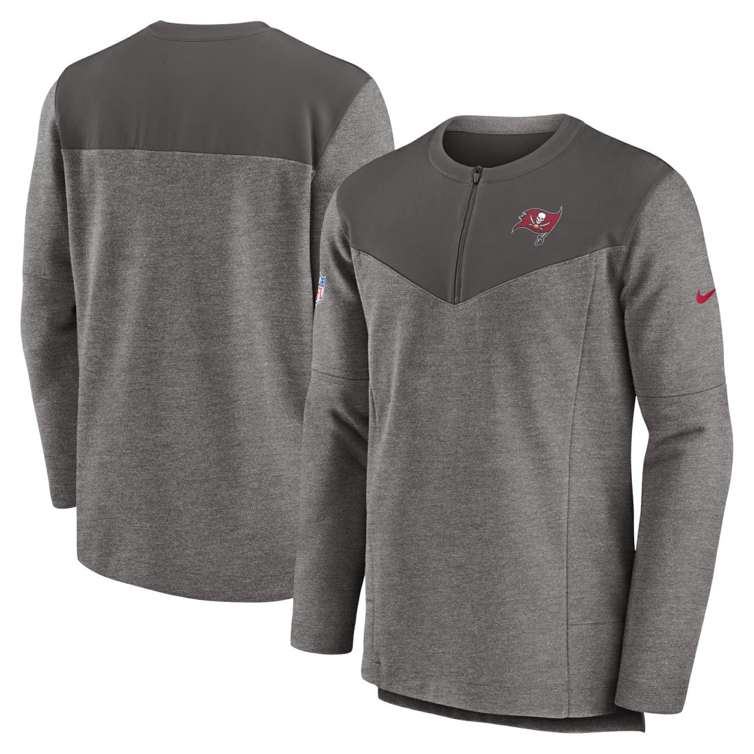 Sideline Lockup Performance Quarter-Zip Top - Tampa Bay Buccaneers Tops