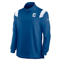 Sideline Coach Chevron Lockup Quarter-Zip Long Sleeve Top - Indianapolis Colts Tops