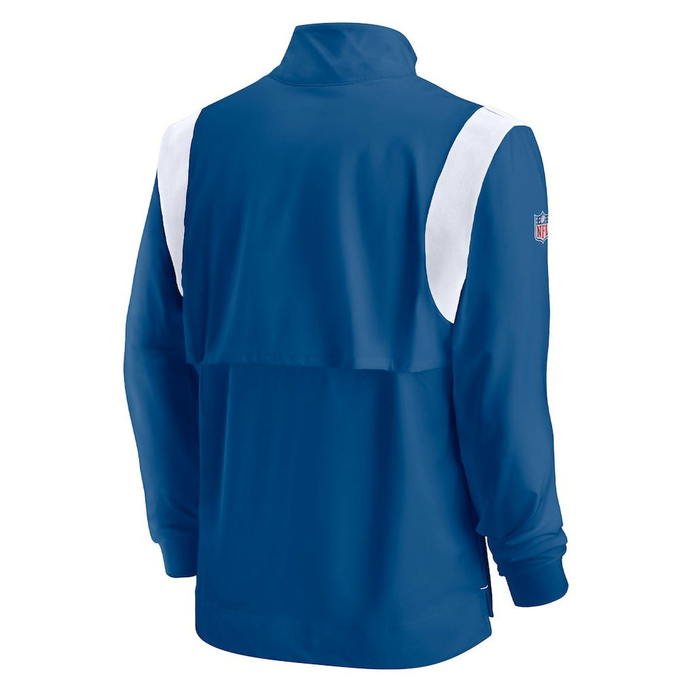 Sideline Coach Chevron Lockup Quarter-Zip Long Sleeve Top - Indianapolis Colts Tops