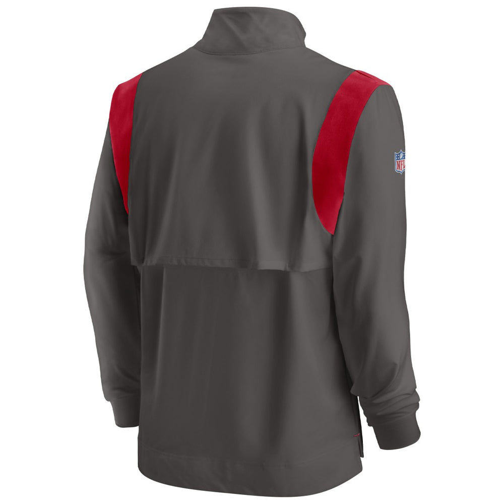 Sideline Coach Chevron Lockup Quarter-Zip Long Sleeve Top - Tampa Bay Buccaneers Tops