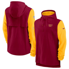 Sideline Player Quarter-Zip Hoodie - Washington Commanders Hoodies