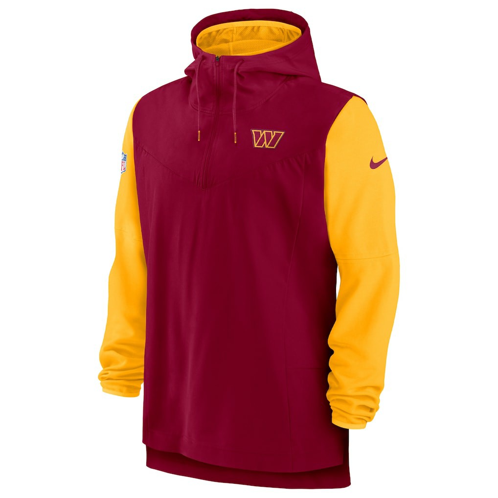 Sideline Player Quarter-Zip Hoodie - Washington Commanders Hoodies